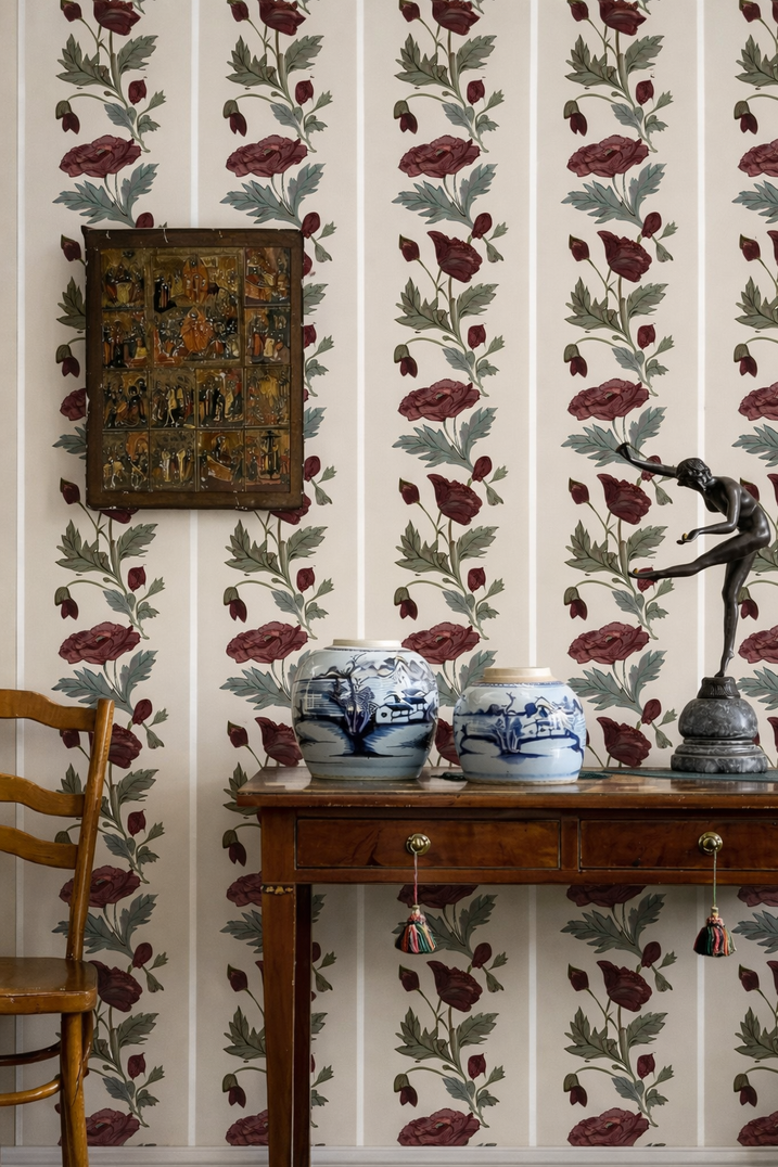 Poppy Stripe pattern