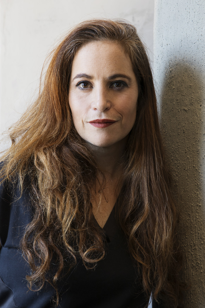 Gina Waldman in her studio