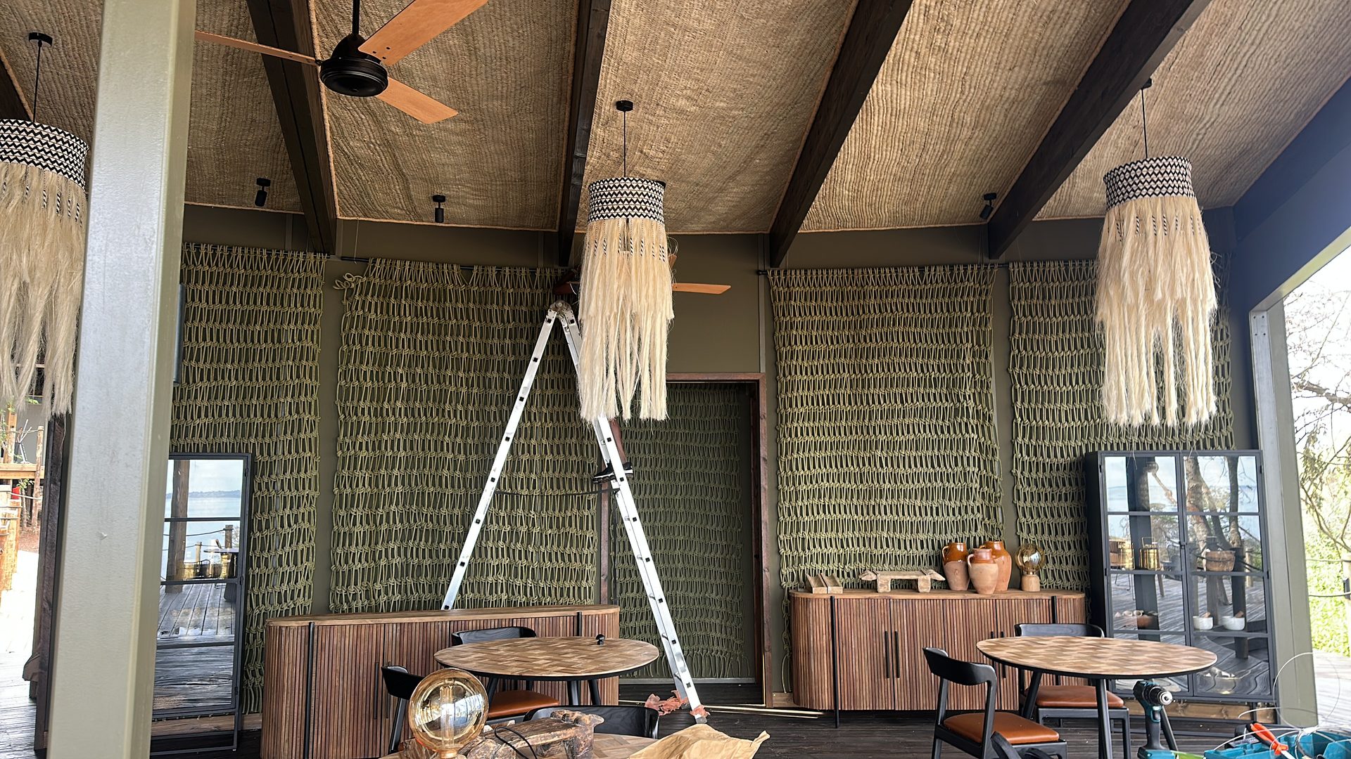 Bisate Lodge installation