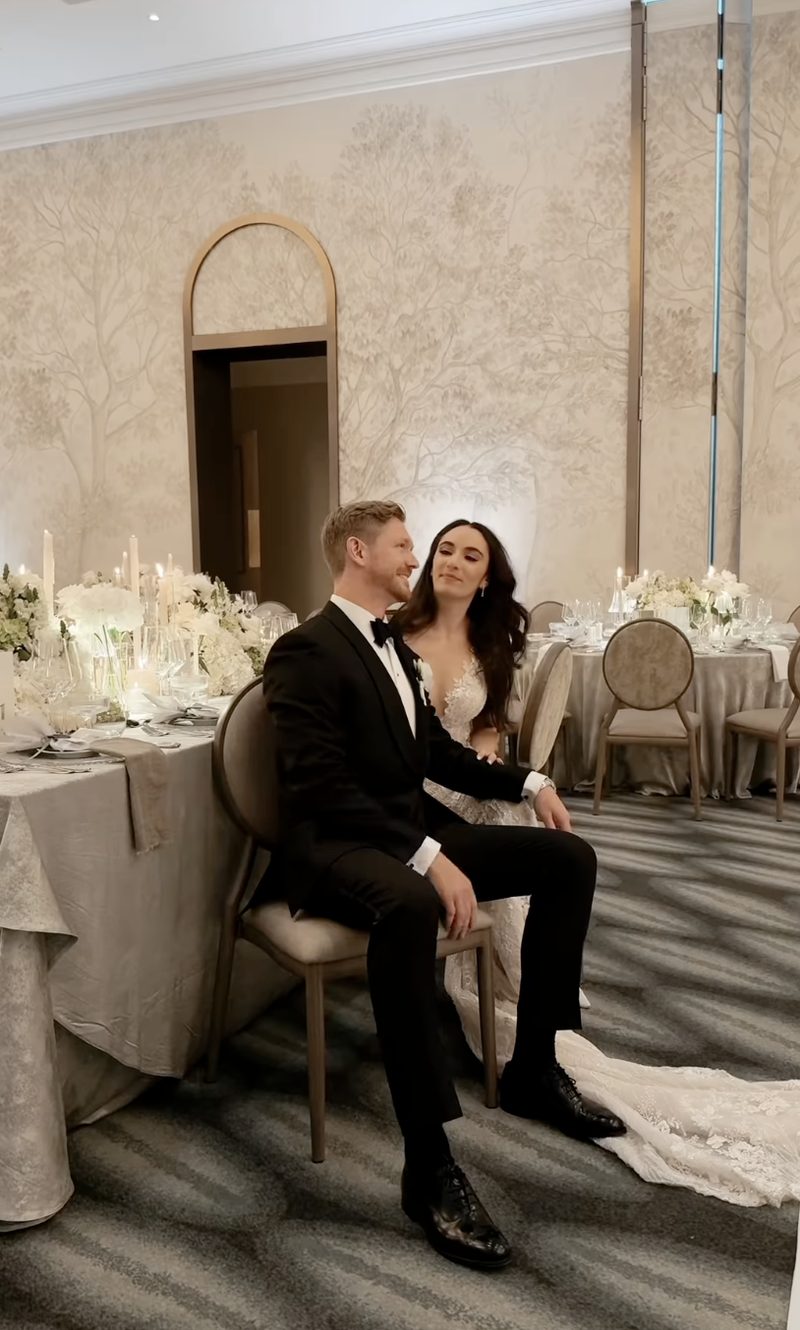 Wide view of ballroom installations