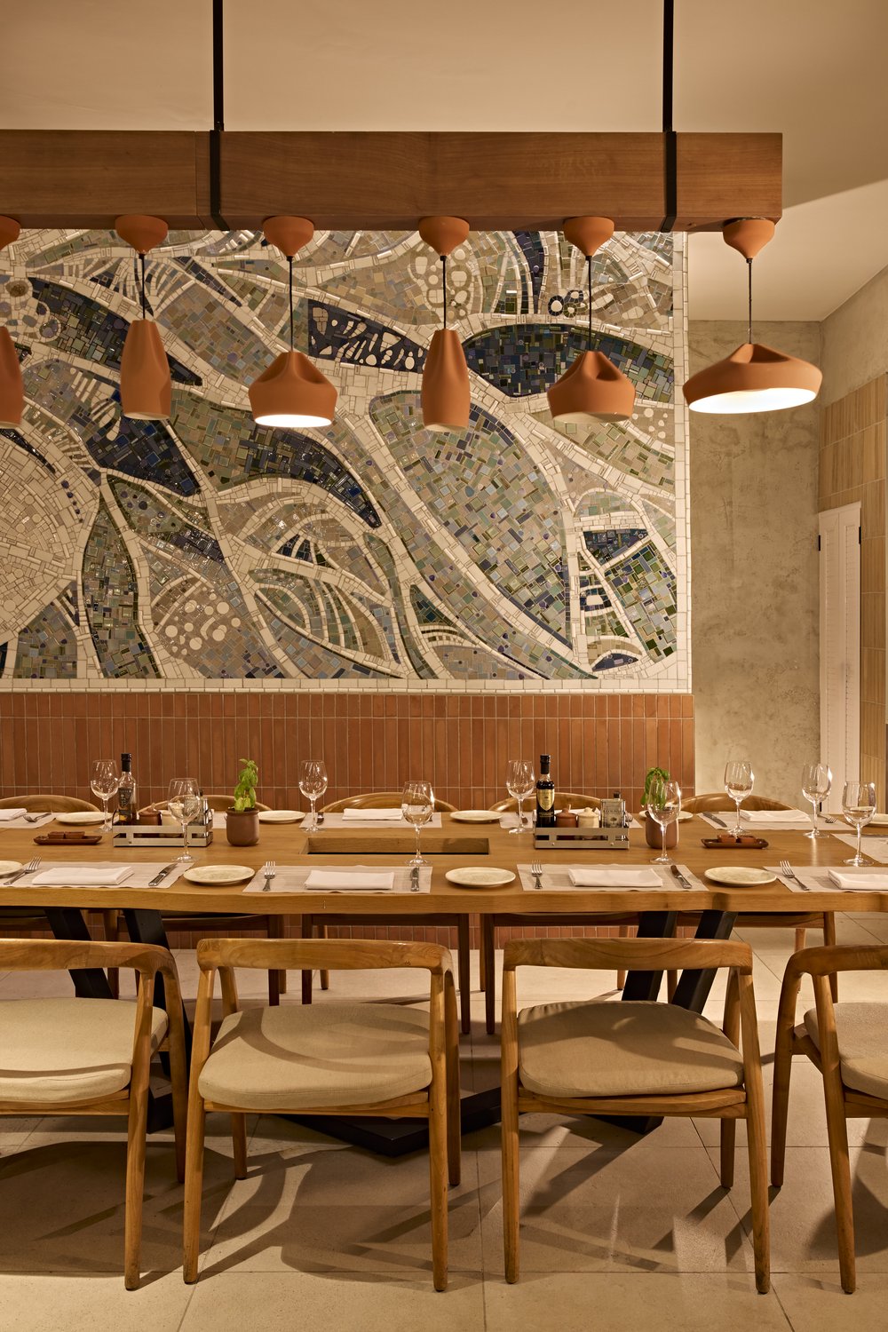 Lighting installation detail