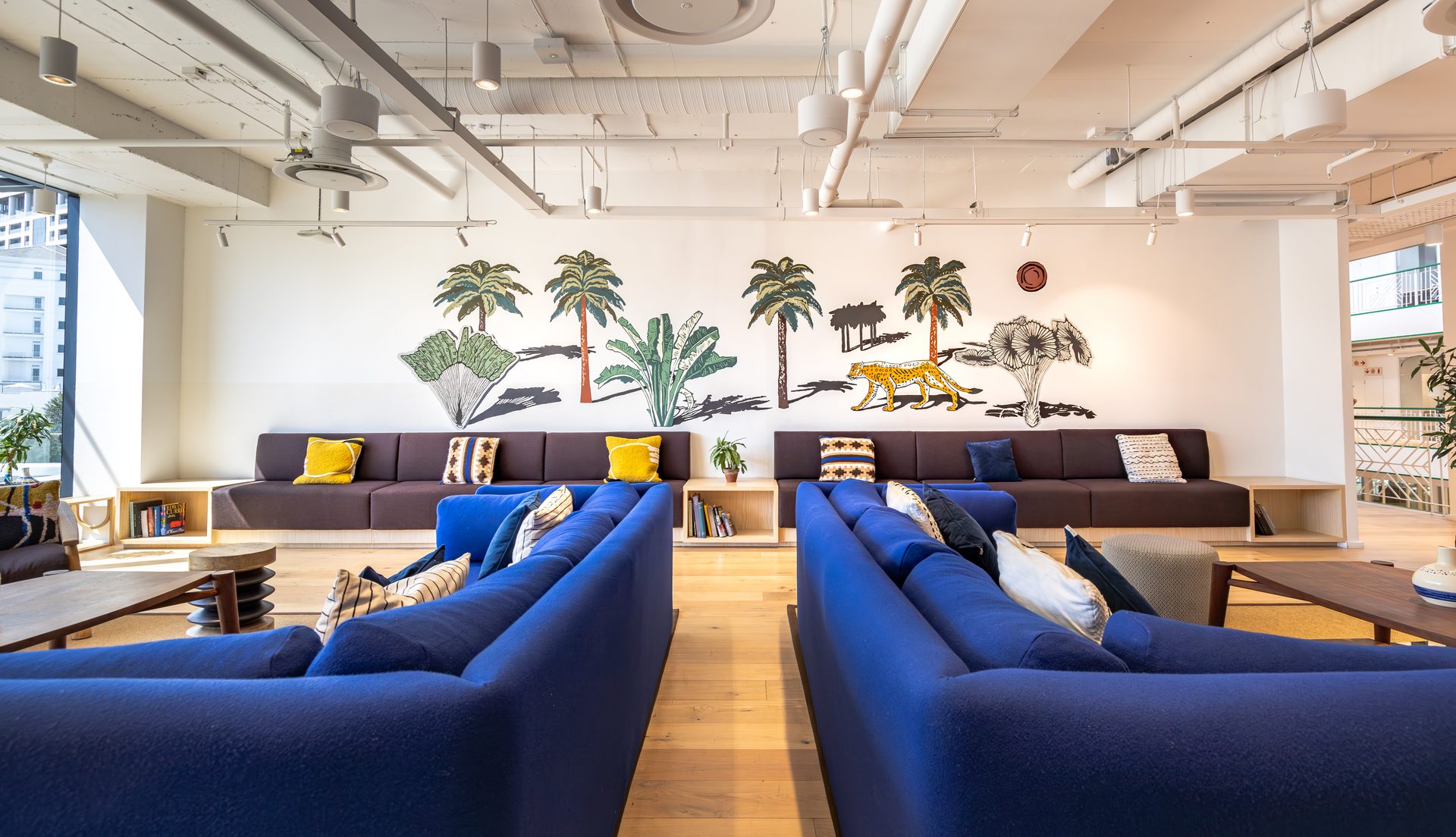WeWork Sandton open-plan workspace